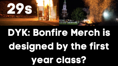 DYK First years design Bonfire merch!