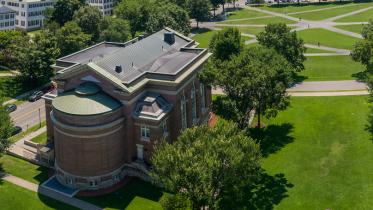 Aerial view of Rauner