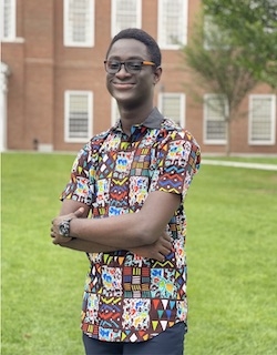 Kwabena Asare on campus at Dartmouth