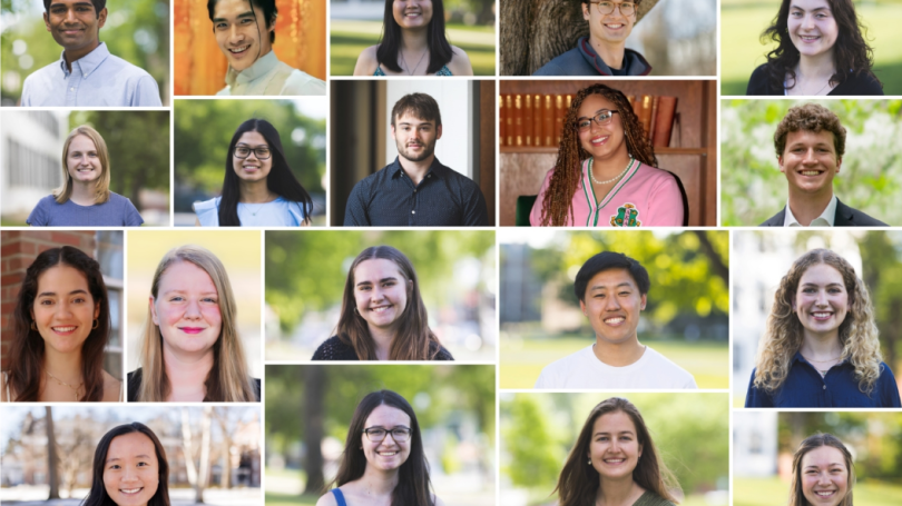 Separate images of Fulbright Winners