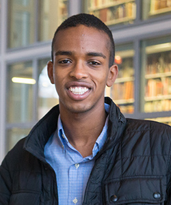 Ridwan Hassen ’15 (Photo by Eli Burakian ’00)