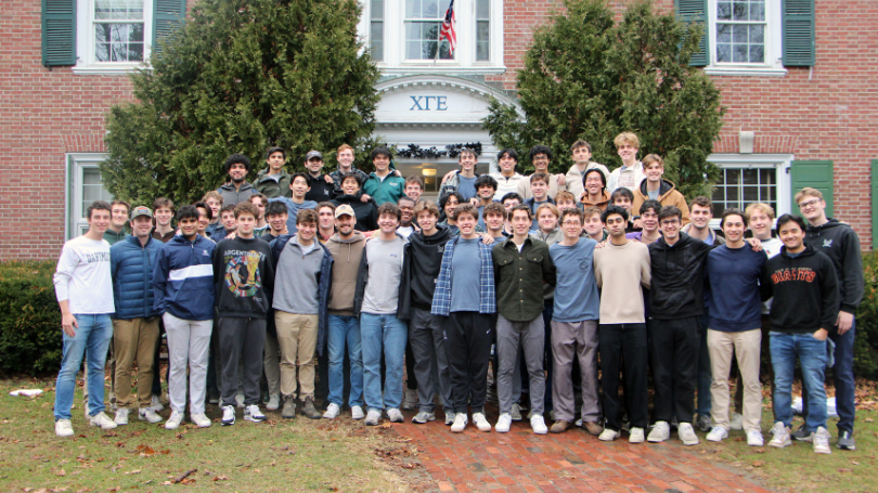 photo of the chapter outside their residence