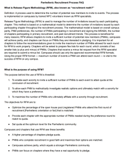 Screenshot of RFM FAQ