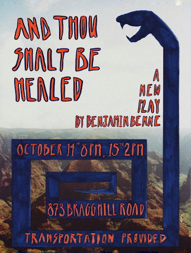 And thou shalt be healed, poster by Natalie Halsey '25