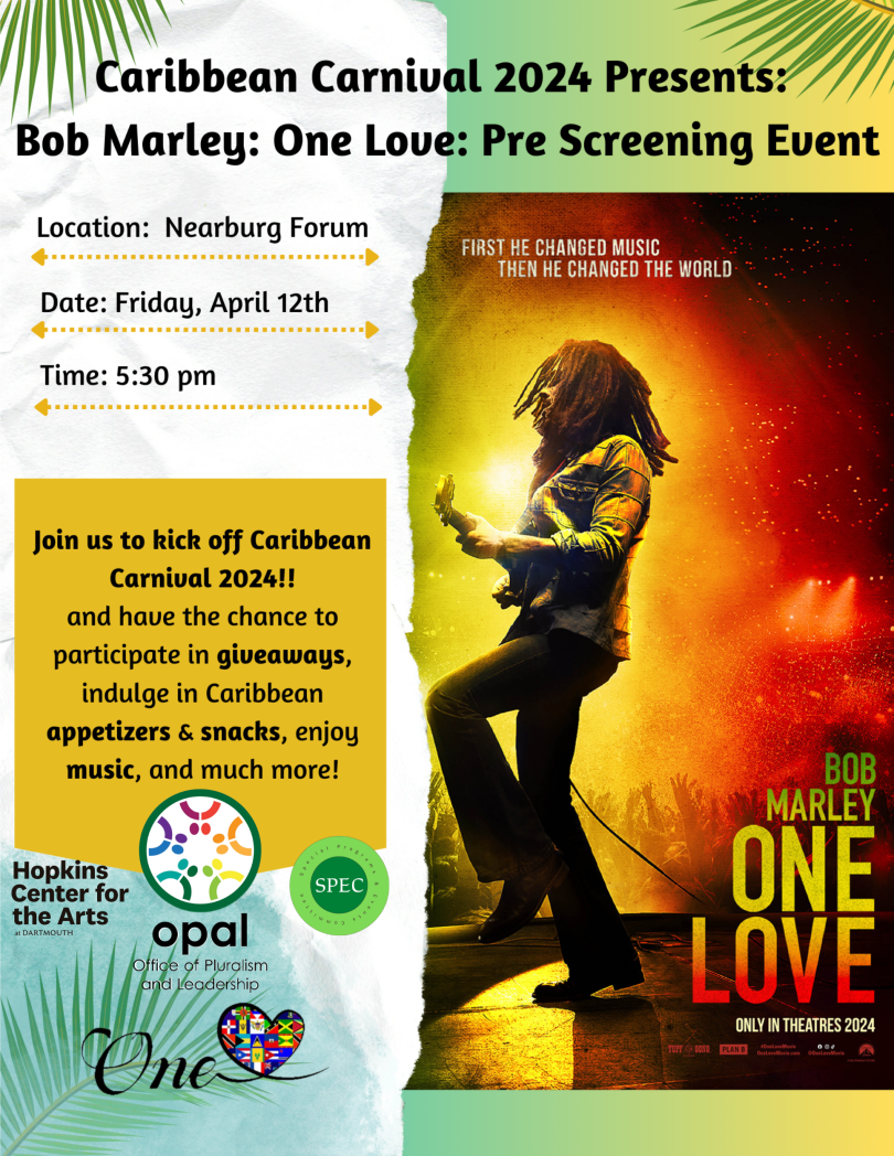 Bob Marley One Love Movie Pre Screen Event - April 12th 