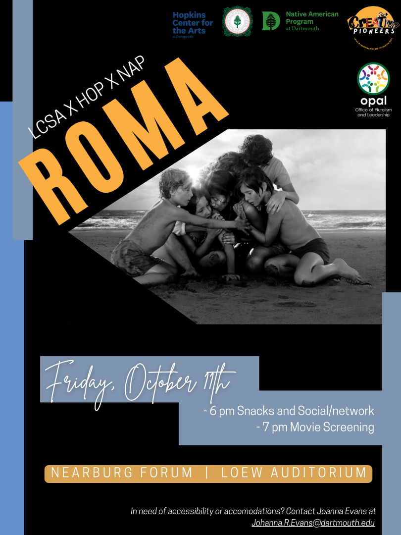 Film Screening of Roma At The Hop
