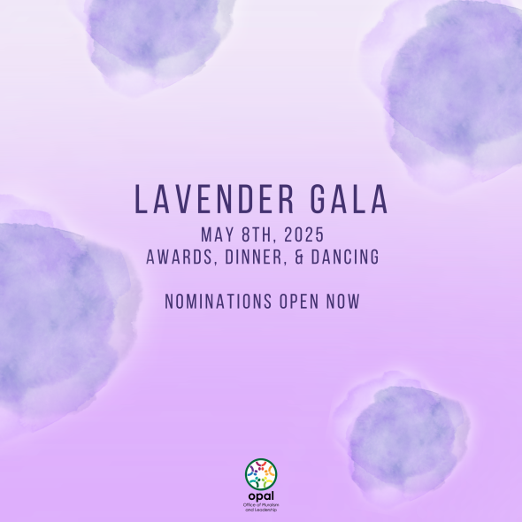 lav grad, purple background with purple clouds, may 2025
