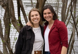 Angela Kaufman and Paige Wagar