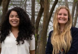 Catherine Michael and Jayvana Perez