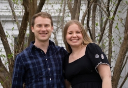 Julia Hurley and Clifton Bauman