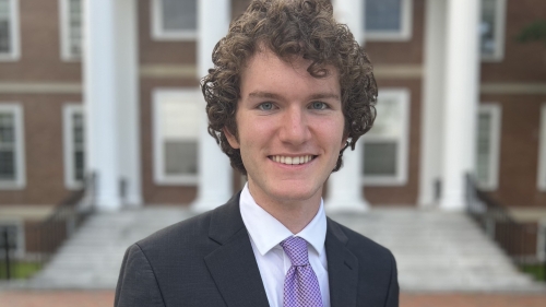 A headshot of student James Quirk. 