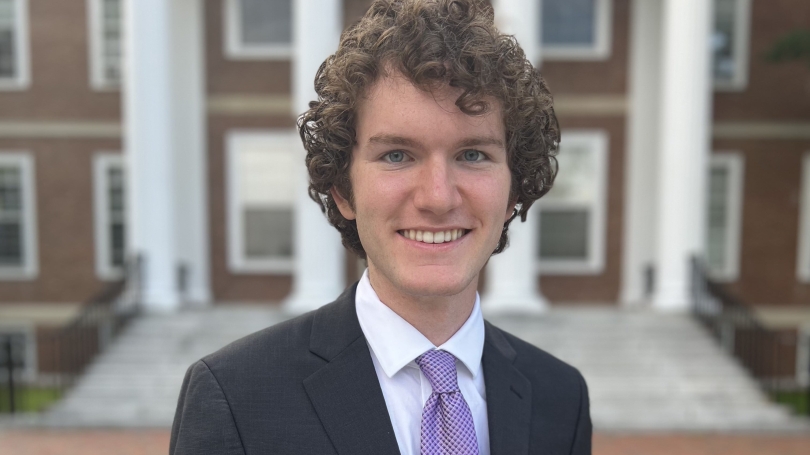 A headshot of student James Quirk.