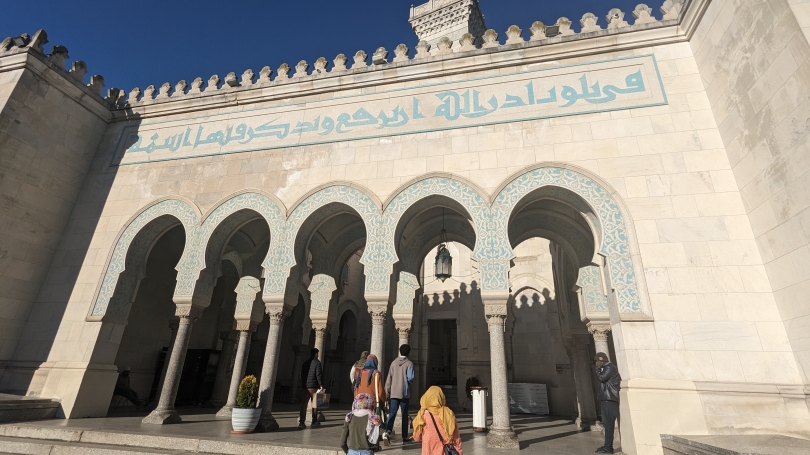 Visiting the Islamic Center of Washington DC.