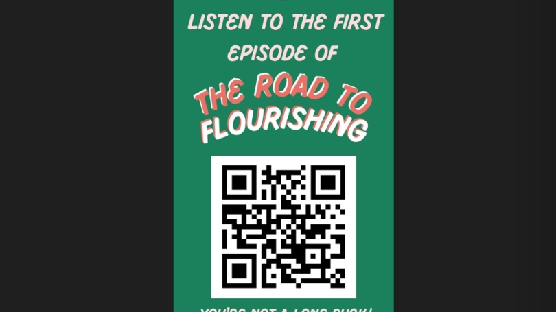 Road to Wellbeing SWC podcast with QR code