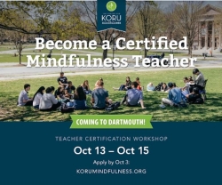 Become a Certified Mindfulness Teacher, Circle of students sitting on grass